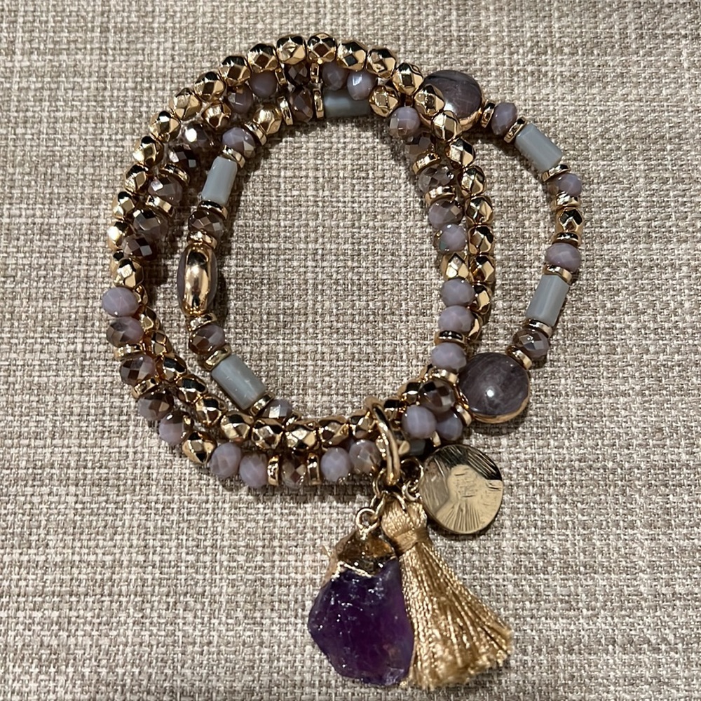 3 Strand Elastic Bracelet